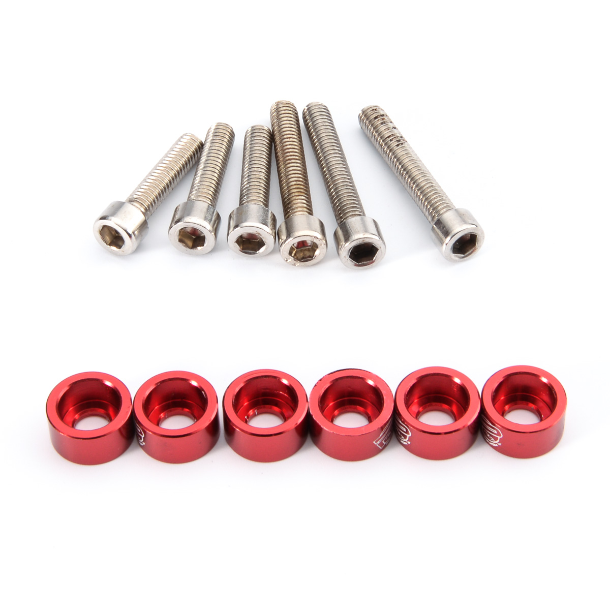 High Quality 6pcs lot JDM Gasket Screw Inlet pipe Engine Red Parts Compartment accessories For Honda