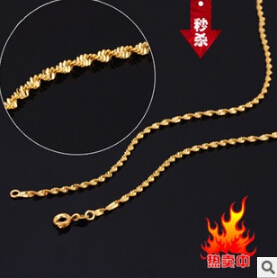 x311 Fashion Making simple shape metal texture collar necklace narrow version of plated gold 2015 New