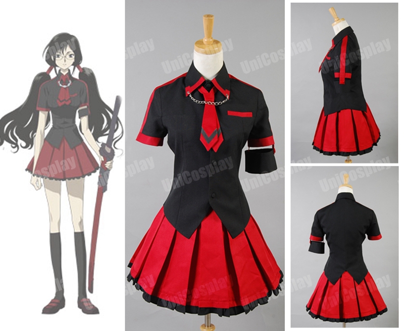 Blood C Cosplay Saya Kisaragi Sanbara Academy Girl Uniform