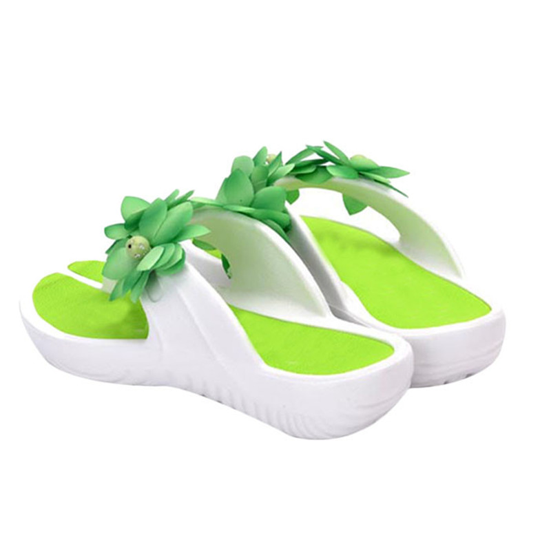 Women Sandals 2016 New Women s Shose Casual Women Summer Camellia Flower Beach Flip Flops Shoes