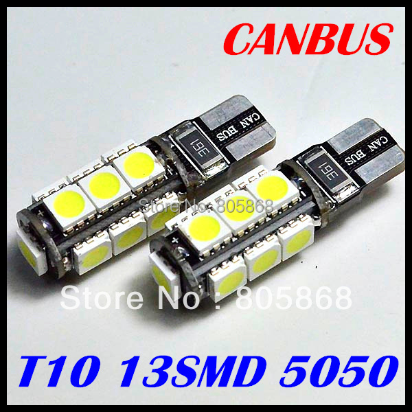   4x  T10 Canbus   W5w 194 5050 13 Smd    