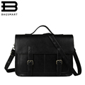 European Style Document File Vintage Men Messenger Bags Tote Elegant Men s Briefcases Office Women Leather