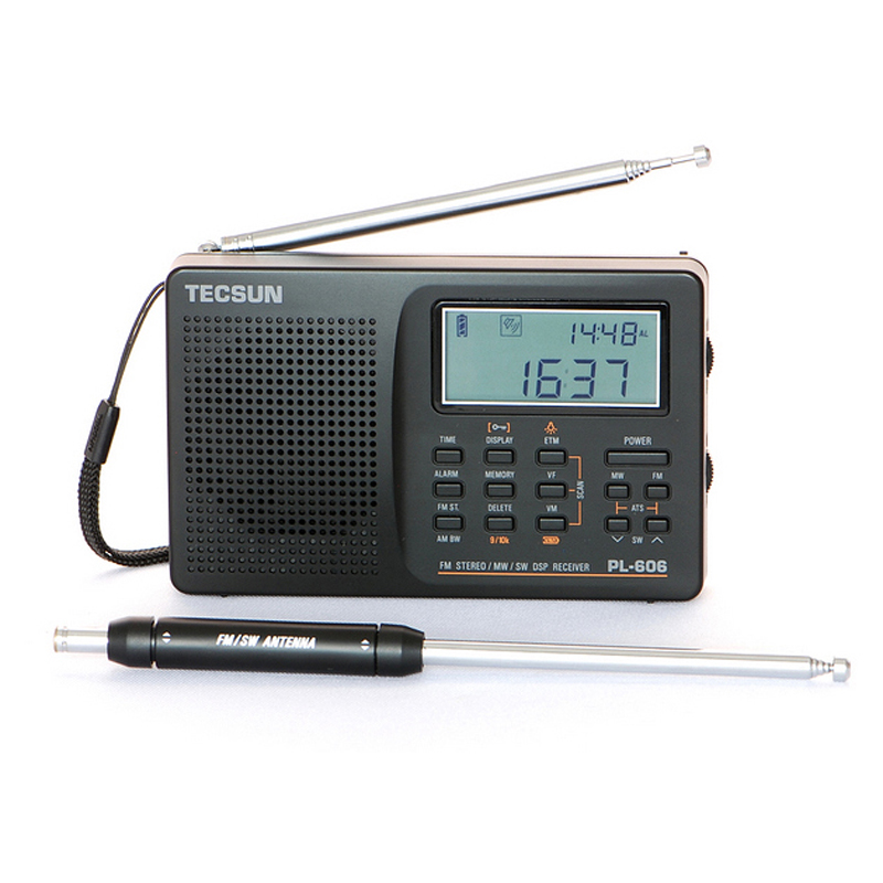 Mini Full Band Stereo FM/MW/SW/LW Radio Digital World Band Receiver Alarm Clock