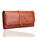 2017 New Design Fashion Genuine Leather Wallet Women Purse Female Clutch Wallets Ladies Cowhide 6 Colors