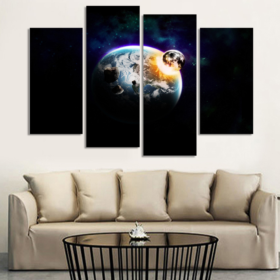 Online kopen wholesale pictures planeten uit china pictures ... Woonkamer deco van verklaringen