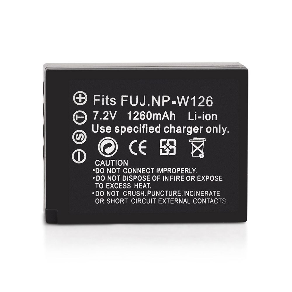  1260  7.2  NP-W126 W126  / -    FUJI X-Pro1 X-E1  FinePix HS50 HS33