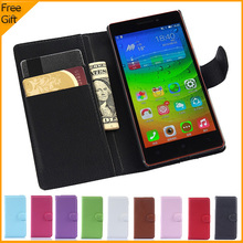 Luxury Original Wallet PU Leather Flip Case Cover For Lenovo Vibe X2 Case Mobile Phone Shell Back Cover With Card Holder Black
