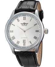 2015 hombres de moda de relojes, ganador casual marca tema vacío relojes mecánicos. correa de cuero reloj deportivo relogio masculino