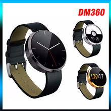 20pcs/lot EMFO DM360 Bluetooth Smart Watch Heart Rate Monitoring Wristwatch Wrist Smartwatch For Apple IOS Android Phone