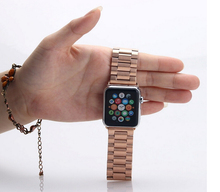 Smart Watch Sport Band replace strap 42mm Space Rose gold Aluminum Case metal with Screw Tool For apple watch