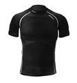 Compression men short sleeved tight T shirt elastic fitness sports slim running outdoor dry coat