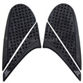 Black color Motorcycle Accessories Carbon Fiber Tank Pad tank Protector Sticker 3M For KAWASAKI Z800 2012