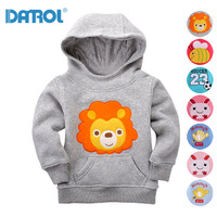 2015 Danrol New Spring Autumn Baby Boy Baby Girl Cardigan Sweater Sports Hoodies Sport Children Clothes Kids Clothing Hoodie