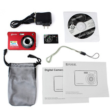 HD Digital Camera 2 7 TFT 4X Digital Zoom Smile Capture Anti shake Video Camcorder Red