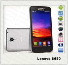 MTK6582M Quad Core Cell Phone 1GB RAM Android Dual SIM 4.7 inch Lenovo S650 Camera 8MP