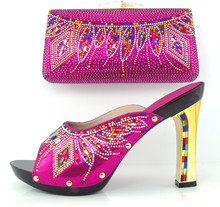 shoes and bag set African Fashion italian Shoes and Matching Bags set , Size 37-43 woman shoes and bag set!HLL1-6