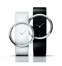 relojes mujer 2015 new fashion Leather Quartz watch Women Transparent Minimalism Dress watches for ladies reloj wristwatches