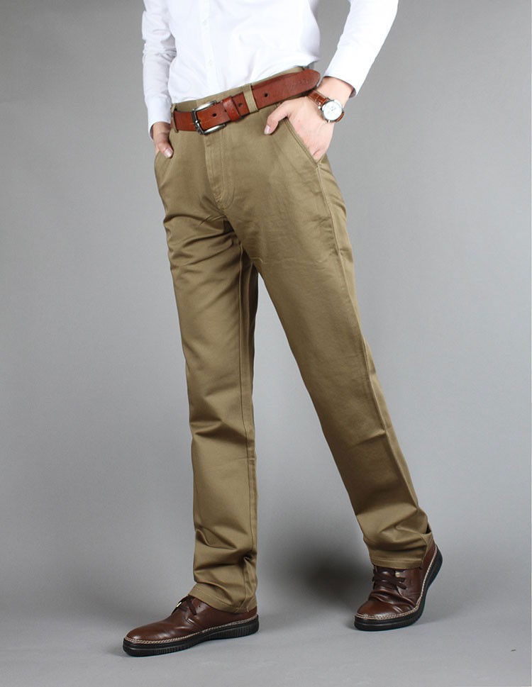 New 2015 Autumn Winter Brand AFS JEEP Male Casual Pant Cotton Long Trousers Fashion Slim Fit Men Business Formal Pants 6103 (1)