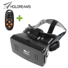 RITECH II 3D VR magnet Control Google Cardboard Virtual Reality Glasses for 3D Movies Games 3.5-6 phone + Bluetooth Controller