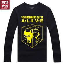 New 2016 The Big Bang Theory t-shirt long sleeve cat man women t-shirt