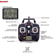 Syma X5C Spare Parts 2.4GHz Remote Controller Black Transmitter with LCD Displayer for X5 X5C-1 RC Helicopters Quad copters