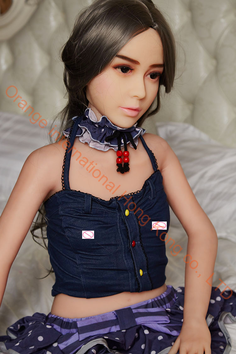 New 140cm Flat Chest Breast Japanese Real Sex Doll Life Size Small Boob Realistic Love Doll