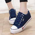 shelaidon Women Platform Casual Shoes Ladies White Canvas Shoes Wedges Cute Thick Heel Trainers Basket Zapatos