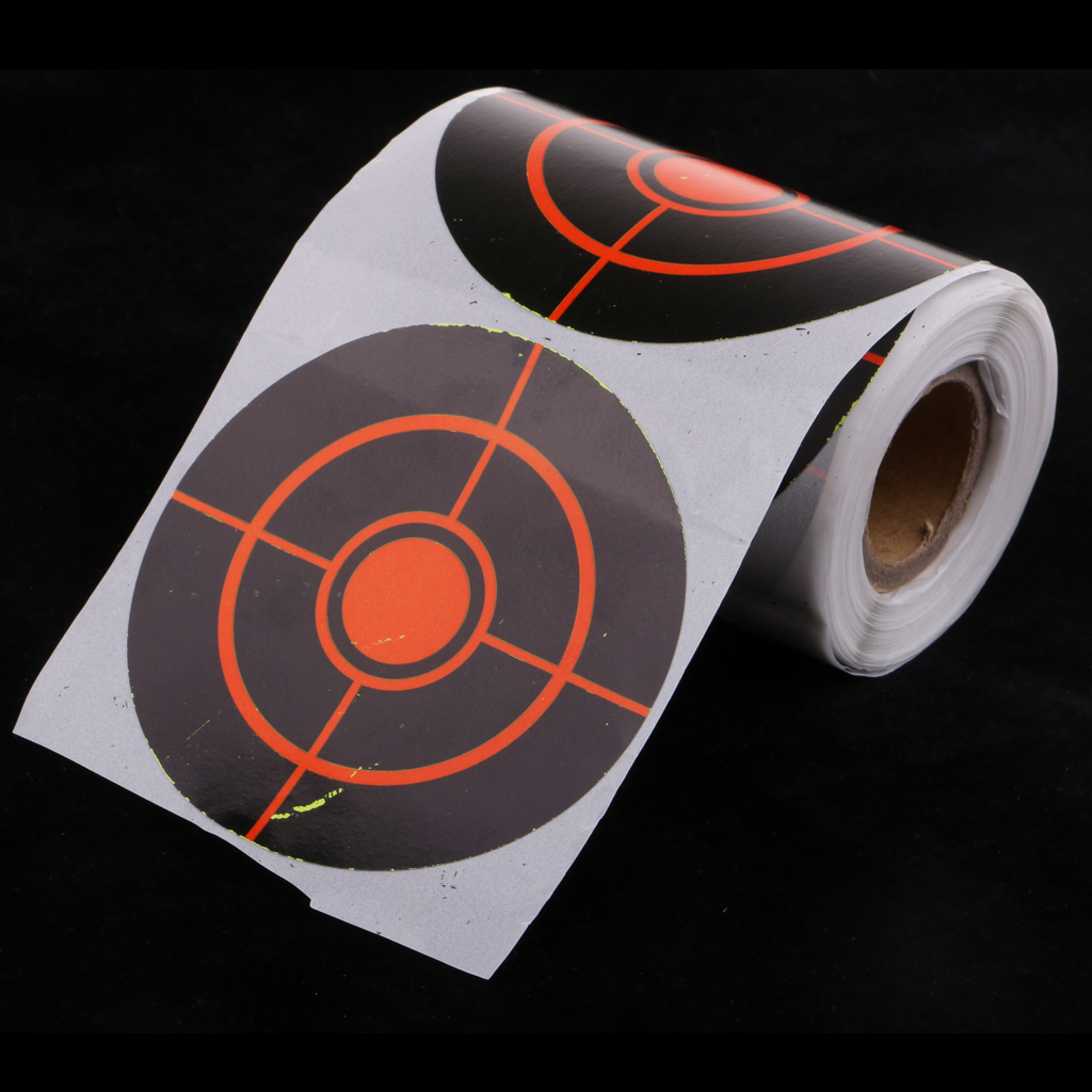 3/" Adhesive Paper Targets 100pcs Shooting Targets Reactive Splatter Dia
