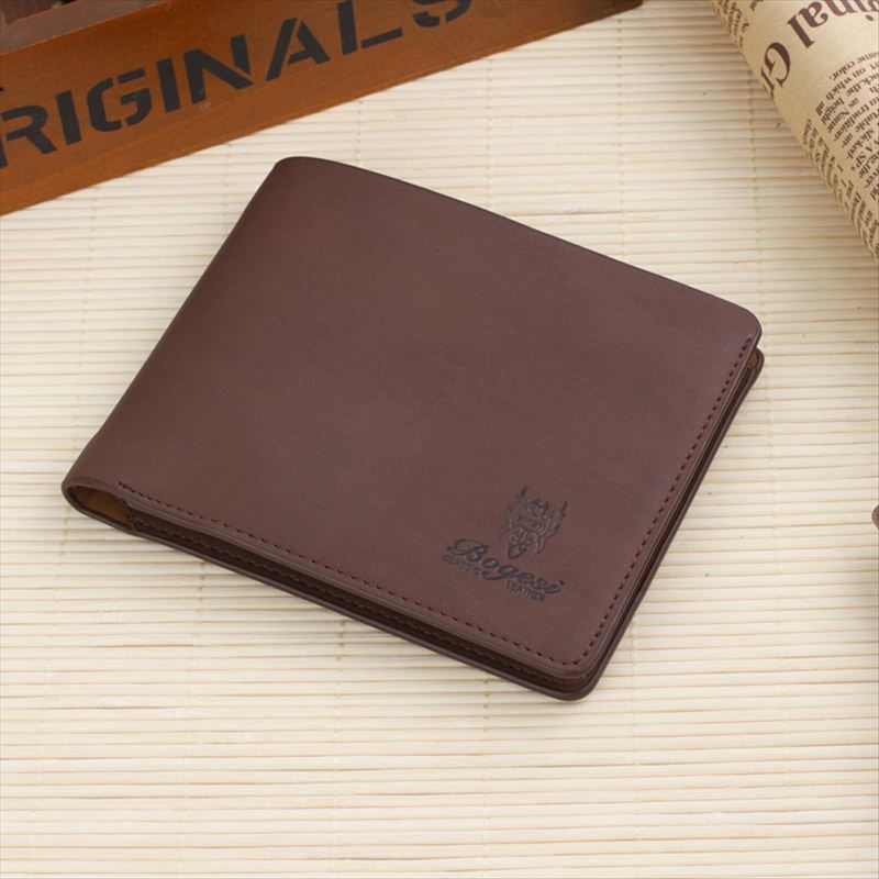 NEW Men Wallets Genuine Leather Vintage Purses High Quality Carteira Money Bag Credit Card Holders Dollar