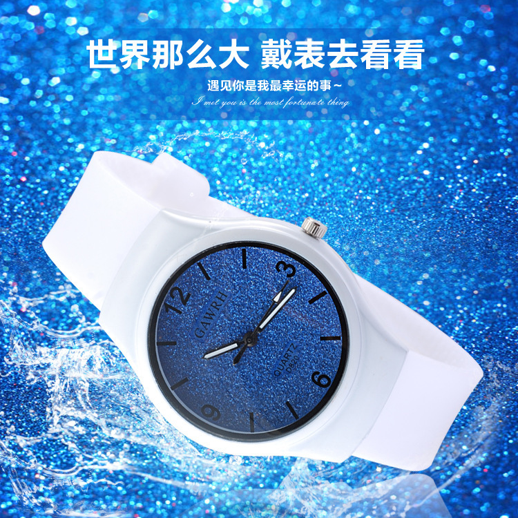 New 2015 fashion casual simple quartz jelly silicone watch men outdoor sport wristwatch women dress watches
