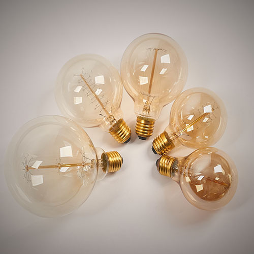 G80 G95 G125  Edison Light Bulb  Incandescent  Firework Bulb rustic bulb for pendant  lamp Indoor  Home Deco Bulb 40W,110V 220V