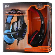 KOTION EACH G9000 3.5mm Gaming Headphone Headset Earphone Headband with Microphone LED Light For PS4 Laptop Tablet Mobile Phones