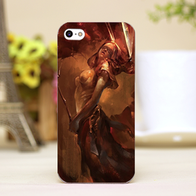 pz0017 12 Europe and America CG paint Design font b cellphone b font transparent cover cases
