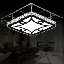 AC100-240V 35*35cm 24W Crystal LED ceiling lights Modern 2835 SMD led Ceiling lamps luminaria luces led para casas abajur New