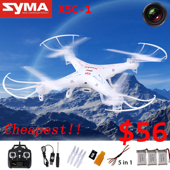 Syma X5C-1 обновление X5C 2.4 г 4CH 6-Axis вертолет с 2MP HD камера или без камерой радиоуправляемые игрушки квадрокоптер беспилотный