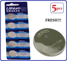 5PCS CR2025 equivalent DL2025 5003LC Lithium font b Battery b font 3V Button Cell for industrial