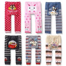 New Baby Cartoon PP Pants Baby Romper Newborns Cotton Tights Baby Tousers Kid Wear