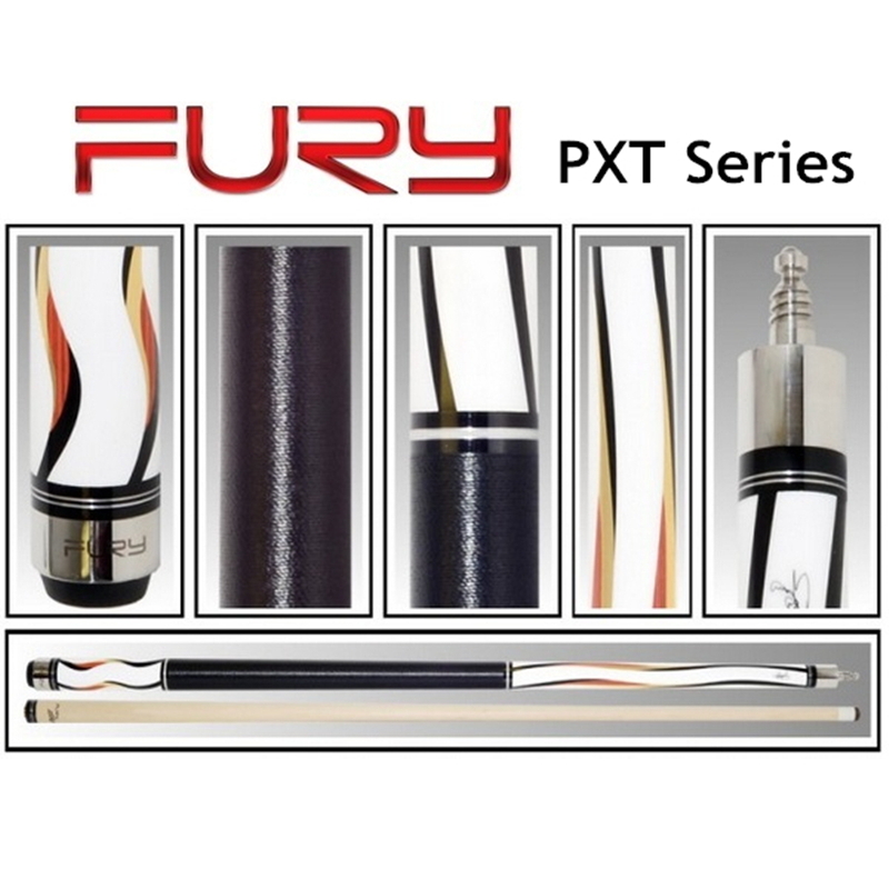Fury PXT Series Maple wood 1/2 Billiard Pool fury cues 12.75mm tip Billiards stick handmade snooker sticks free shipping