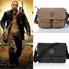 Vintage handbag Men’s Canvas Messenger Shoulder Bag Military Crossbody Bags Satchel Casual Travel Bolsa Masculina