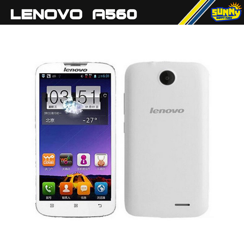 Original Lenovo A560 Smartphone Android 4 3 MSM8212 Quad Core 5 0 Inch IPS Screen 3GPS