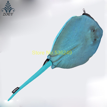 Manta Ray Fish Bag Colorful Ocean Fish Messenger Bag Creative 3D Fish Sling Bag