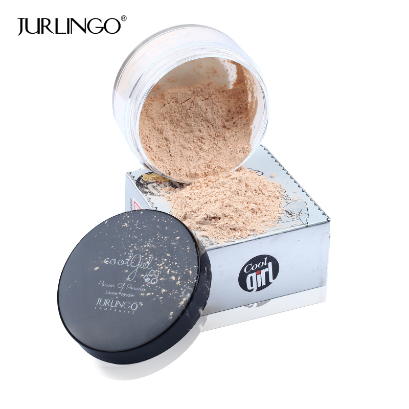 JURLINGO Face Makeup Mineral Loose Powder Brand Natural ...