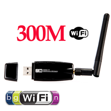 Mini 300Mbps Wireless USB WiFi Wi Fi Wi-Fi Network Adapter USB Ethernet 2.4GHz ISM with External Antenna Networking 802.11n/g/b