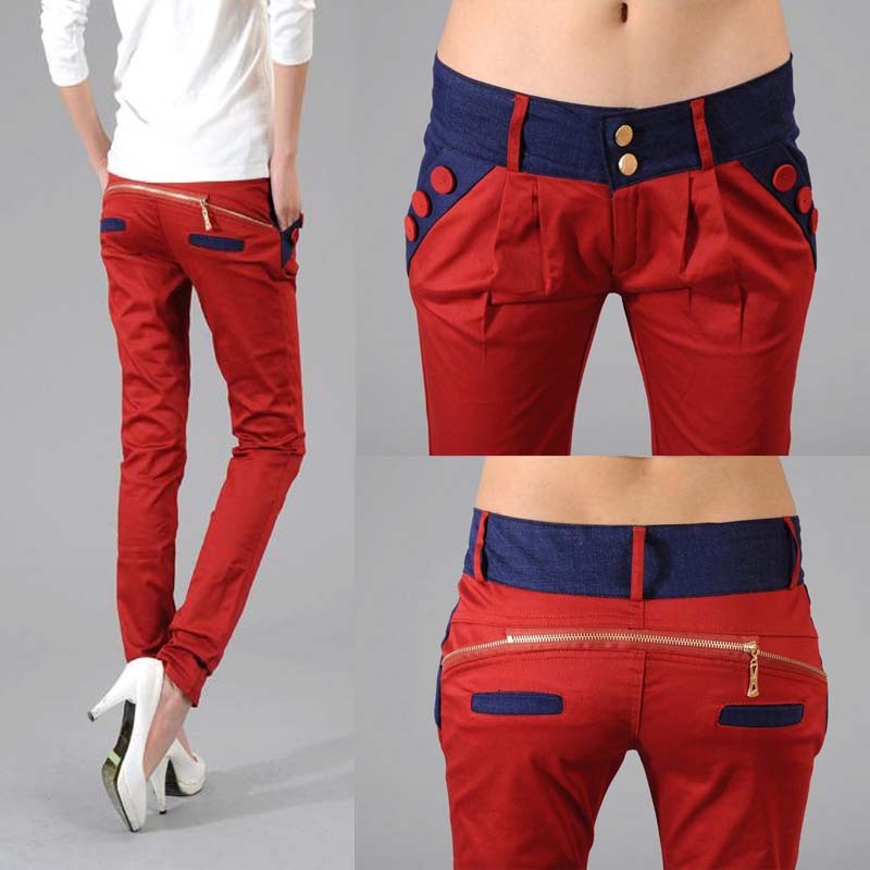 Free shipping  2013 Newest Style Women 's Long Fashion Slim Formal Trousers , Ol Ladies ' Pants,w29