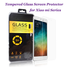 ultra thin Premium 2.5D Tempered Glass For xiaomi Redmi Note 2 Mi4i Mi4 Mi3 Mi2 Screen Protector Hongmi red rice with retail box