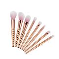 Pro Makeup Brushes 8pcs set Eyeshadow Lips Face Foundation Powder Brush Honeycomb Shape Cosmetics Make Up