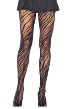2016 New Free Shipping Sexy Stockings Black Zebra Net Pantyhose LC79620 Thigh High Women Female Stockings