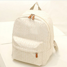Free shipping / high lace bags women / 2015 new / college wind bag / temperament bag / Simple and elegant / tourist backpack