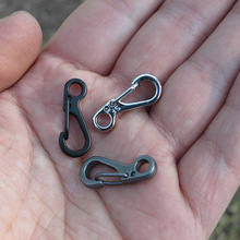 Mini SF Spring Claps Climbing Carabiners EDC Keychain Camping Bottle Hooks Backpack Climbing Claps Tactical Survival