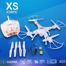KF XS801C 2.4G 6-Axis RC Drone RC Quadcopter with 2MP HD Camera Headless RTF Headless Mode quadcopter vs X5SC free shipping